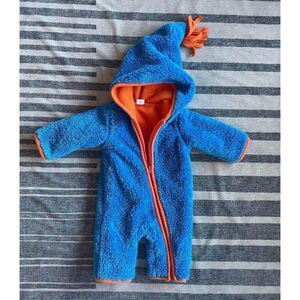 Giggle Baby Fleece Lined Bunting. 0-3m